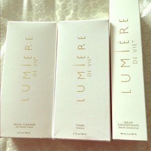 LUMIERE DE VIE cleanser, toner and Serum!