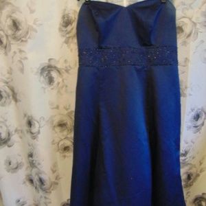 Navy Blue prom Dress