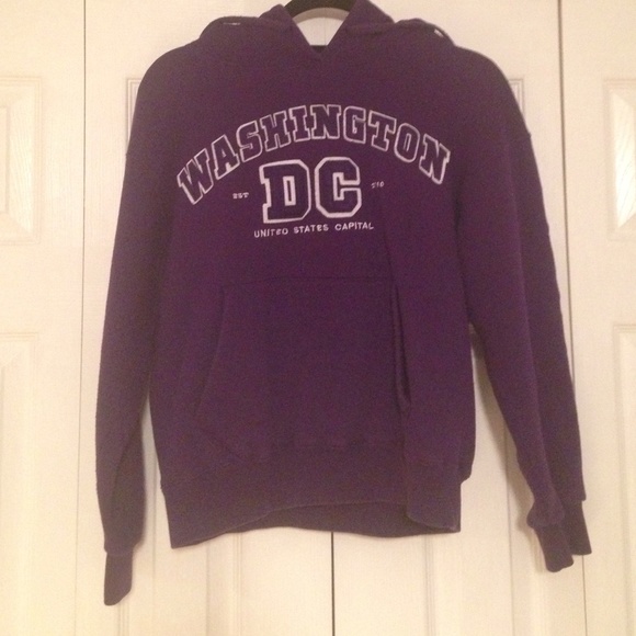 Purple Washington DC Hoodie
