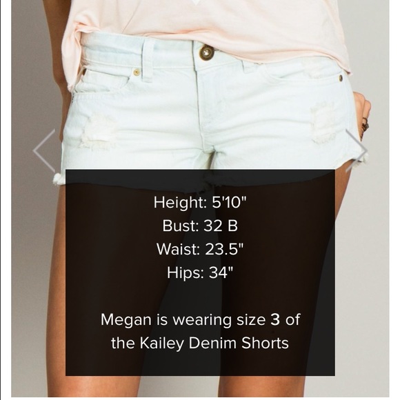 Oneill Kailey denim shorts NWT - Picture 3 of 4
