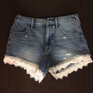 Free people Jean shorts