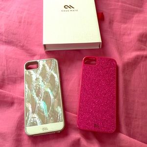 Two iPhone 5 casemate cases