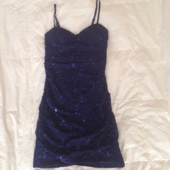 Blue Homecoming Dress