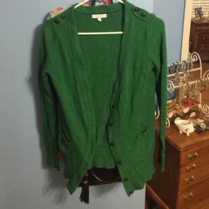 Delia's Green Cardigan