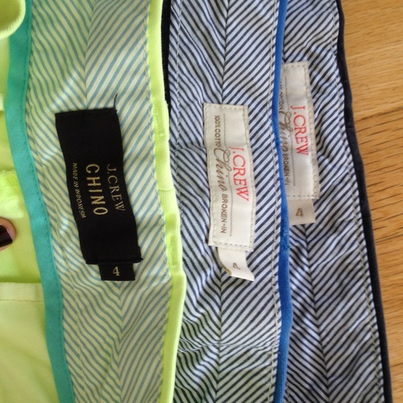 J. Crew 3 Inch Chino Shorts Bundle - Picture 3 of 3