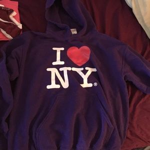 Small I heart NY hoodie