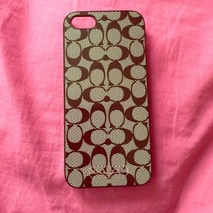 Coach iPhone 5s case
