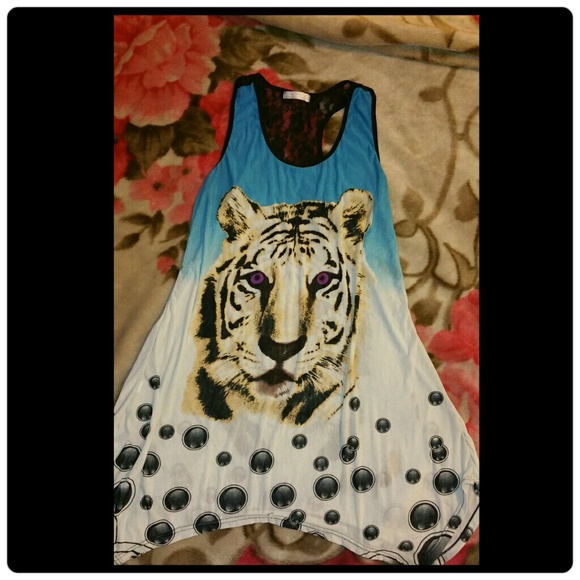 Tiger Printed tank top