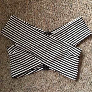 Off the shoulder crop top