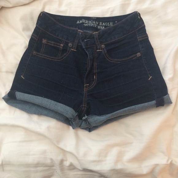 High waisted American eagle Jean shorts - Picture 1 of 3