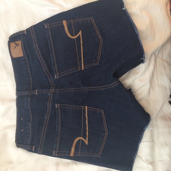 High waisted American eagle Jean shorts - Picture 3 of 3