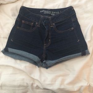 High waisted American eagle Jean shorts