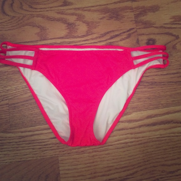 Red Victoria's Secret knockout bathing suit bottom