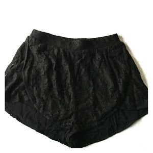 MINKPINK Black Lace Shorts