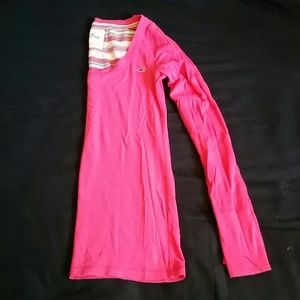 Hollister Long Sleeve Scoop Neck Tee Size L