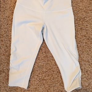 White LuluLemon Leggings