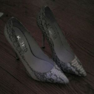 Michael Kors snakeskin Aberly pumps