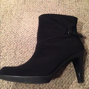 Stuart Weizmann black gorgeous platform ankle boot