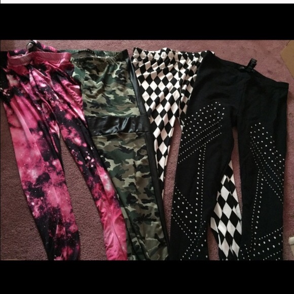 Legging and floral shirt * BUNDLE *