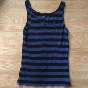 Navy and blue stripe tank top
