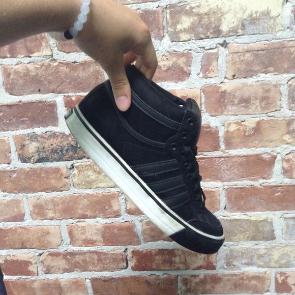 Black Adidas high tops
