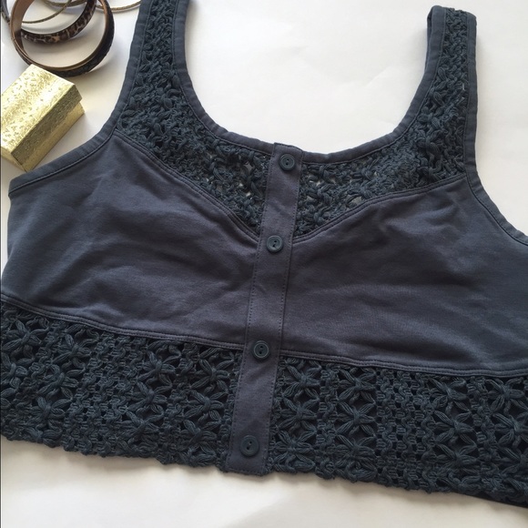 NWOT Crochet crop top