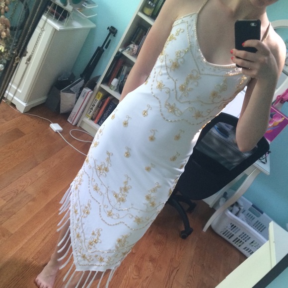 Beautiful tea-length dress!