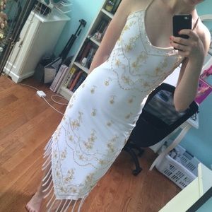 Beautiful tea-length dress!