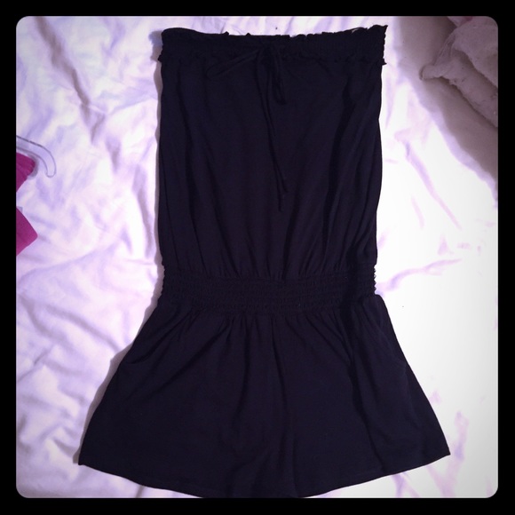 Cute black romper.