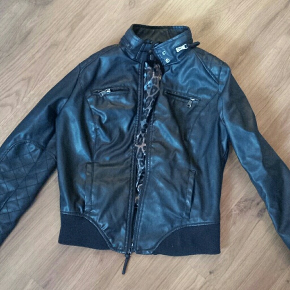A leather jacket