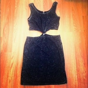 grayish-black dress!