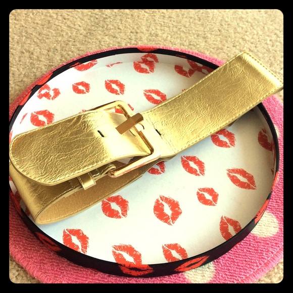 Wide Gold Belt