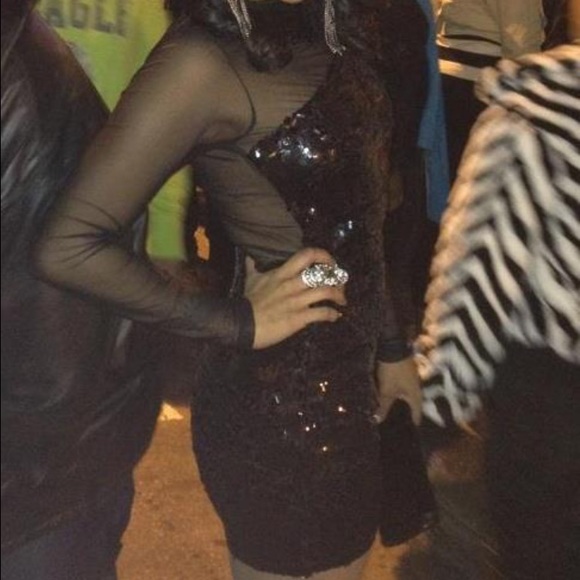 Beautiful black ASOS sequence dress