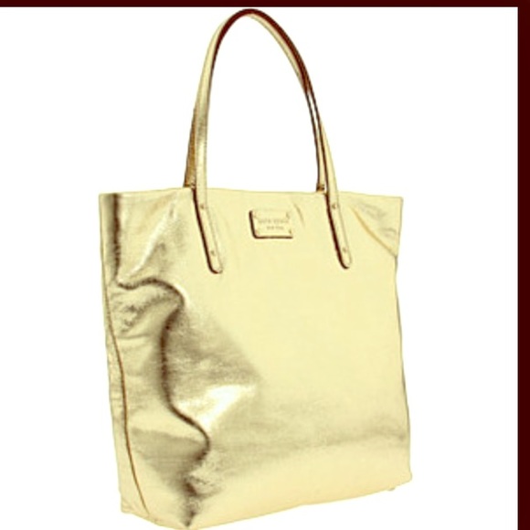 Kate Spade Gold Over the Shoulder Bag