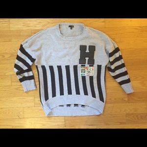 Varsity oversized sweater