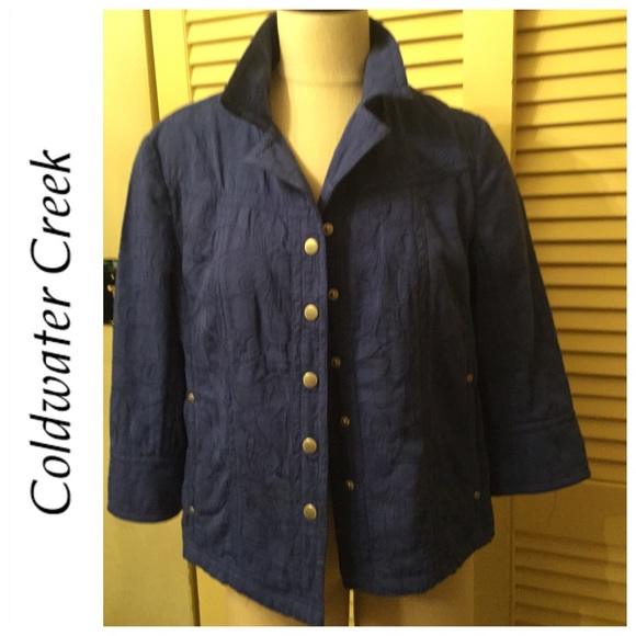 Coldwater Creek Jackets & Blazers - ⬇️Textured Fabric Jacket
