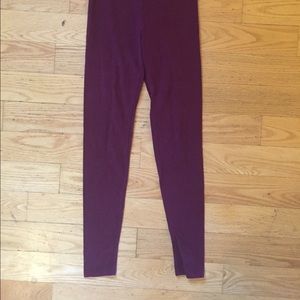 Maroon Leggings