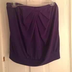 Eggplant color tube top