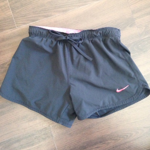 Black Nike workout shorts