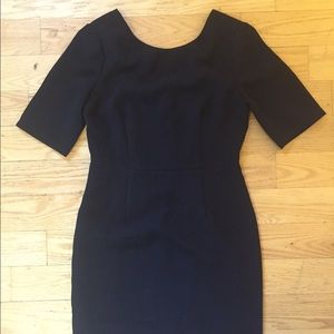 Black fitted dress
