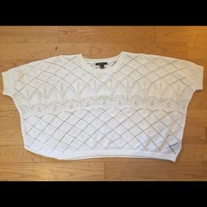 Cream sweater dolman top