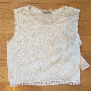 Floral Lace Crop Top