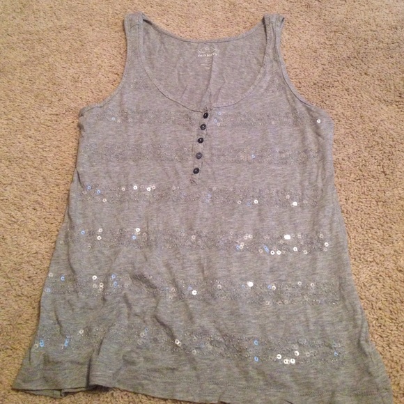 Cute sequined tank