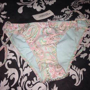 Cute pastel paisley bikini bottoms