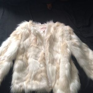 Faux fur jacket
