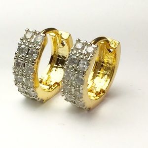 DIAMOND CUT CZ EARRINGS