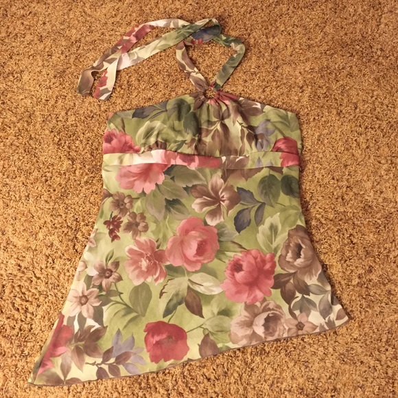 Tie Neck Halter Top🌸