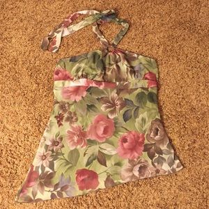Tie Neck Halter Top🌸