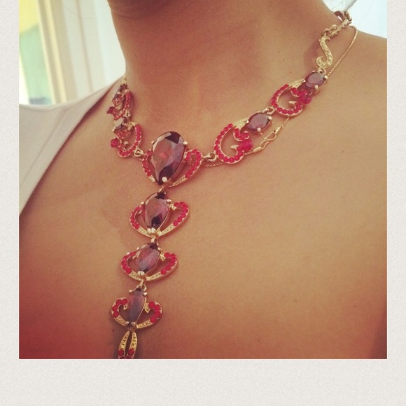 Red garnet jwellery