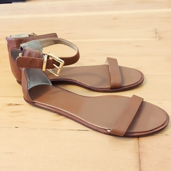 Banana Republic Shoes - Cognac Ankle Strap Sandals